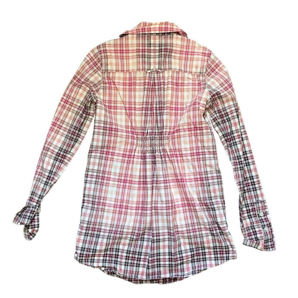 Free People Multicolor Plaid Flannel: 90s, Y2K - Picture 2 of 3